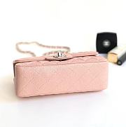 Forubags Chanel Classic Flap Bag Pink Caviar Leather Sliver&Gold Hardware 20cm - 5