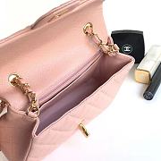Forubags Chanel Classic Flap Bag Pink Caviar Leather Sliver&Gold Hardware 20cm - 2
