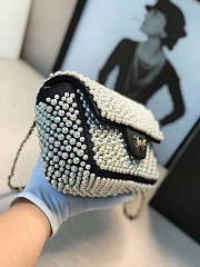 Forubags Chanel Flap bag with Imitation Pearls - 3