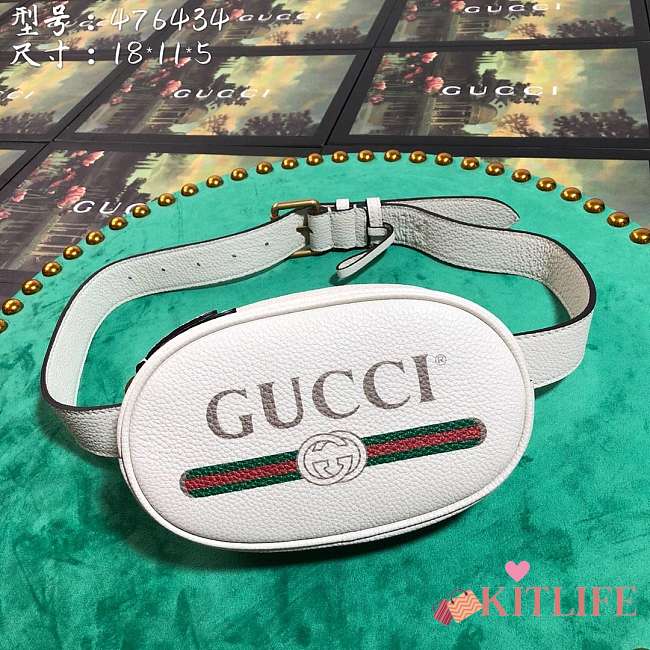 Gucci White Belt Bag - 1