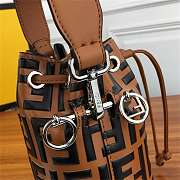 Forubags-1 Fendi Mon Tresor Mini leather bucket bag - 2