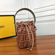 Forubags-2 Fendi Mon Tresor Mini leather bucket bag - 1