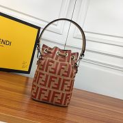 Forubags-2 Fendi Mon Tresor Mini leather bucket bag - 2