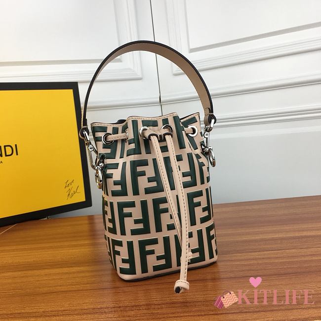 Forubags-3 Fendi Mon Tresor Mini leather bucket bag - 1