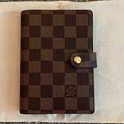 Louis Vuitton Agenda PM Damier Ebene Diary Cover  - 1