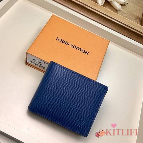 Louis Vuitton Epi leather Amerigo Wallet-11*8CM - 1