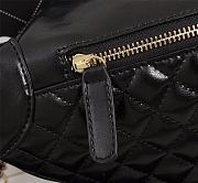 Chanel Front Pocket Waist Bag Black Quilted Calfskin leather - 5