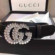 Forubags gucci rhinestone belt  - 1