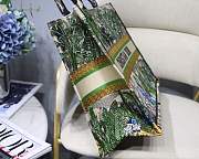 Forubags12 Dior Colored Jacquard Canvas Book Tote 42*32*5cm - 2
