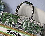 Forubags12 Dior Colored Jacquard Canvas Book Tote 42*32*5cm - 4