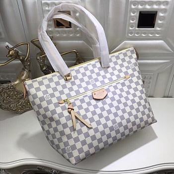 LOUIS VUITTON Damier Azur Canvas Iéna MM N44040