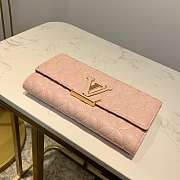 LOUIS VUITTON CAPUCINES WALLET PINK - 6