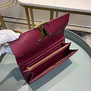 LOUIS VUITTON CAPUCINES WALLET BURGUNDY - 2