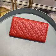 LOUIS VUITTON CAPUCINES WALLET RED - 2