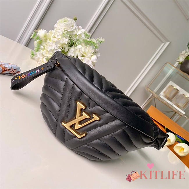 LOUIS VUITTON NEW WAVE BUMBAG BLACK M53750 - 1