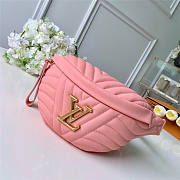 LOUIS VUITTON NEW WAVE BUMBAG WHITE PINK - 1