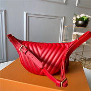 LOUIS VUITTON NEW WAVE BUMBAG WHITE RED - 4