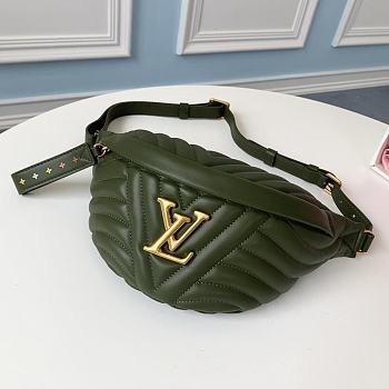 LOUIS VUITTON NEW WAVE BUMBAG WHITE GREEN