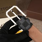 Forubags-2 Louis Vuitton belt with gold & silver hardware - 2