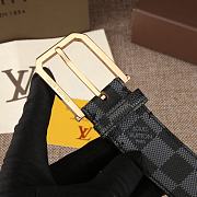 Forubags-2 Louis Vuitton belt with gold & silver hardware - 3