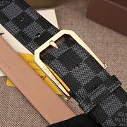Forubags-2 Louis Vuitton belt with gold & silver hardware - 5
