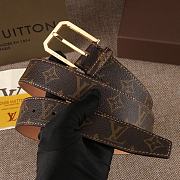 Forubags-3 Louis Vuitton belt with gold & silver hardware - 6