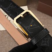 Forubags-4 Louis Vuitton belt with gold & silver hardware - 5