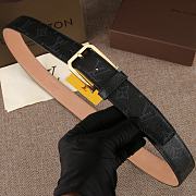 Forubags-4 Louis Vuitton belt with gold & silver hardware - 4