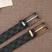 Forubags-5 Louis Vuitton belt with gold & silver hardware - 1