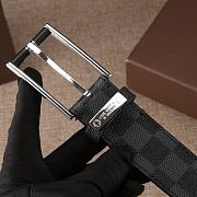 Forubags-5 Louis Vuitton belt with gold & silver hardware - 3