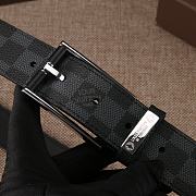 Forubags-5 Louis Vuitton belt with gold & silver hardware - 2