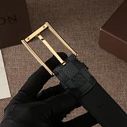 Forubags-5 Louis Vuitton belt with gold & silver hardware - 6