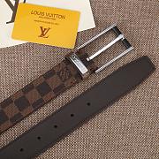 Forubags-7 Louis Vuitton belt with gold & silver hardware - 5