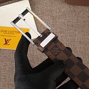 Forubags-7 Louis Vuitton belt with gold & silver hardware - 4