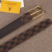 Forubags-7 Louis Vuitton belt with gold & silver hardware - 2
