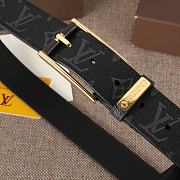 Forubags-8 Louis Vuitton belt with gold & silver hardware - 6