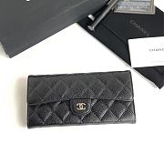 Chanel Wallet Caviar With Silver Hardware - 1