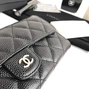 Chanel Wallet Caviar With Silver Hardware - 3