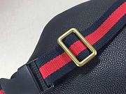 Forubags Gucci Black Leather With Print Belt Bag - 4