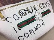 Forubags Gucci White Leather With Print Belt Bag - 6