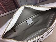 Forubags Gucci White Leather With Print Belt Bag - 3