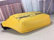 Forubags Gucci Yellow Leather With Print Belt Bag - 5