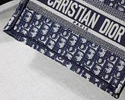 Forubags-14 Dior Colored Jacquard Canvas Book Tote 23x17x7cm - 5
