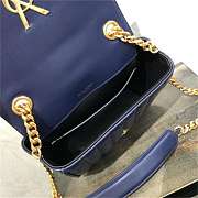 Forubags Vicky bag blue lambskin leather 20.5*17*8CM - 6