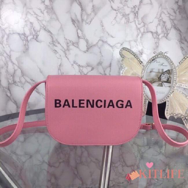Forubags Balenciaga pink shoulder bag 22*16*6cm - 1