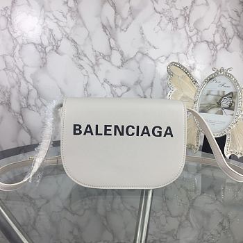 Forubags Balenciaga white shoulder bag 22*16*6cm