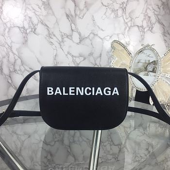 Forubags Balenciaga black shoulder bag 22*16*6cm