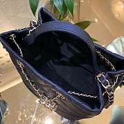 Forubags Chanel black Caviar calfskin bucket bag - 6