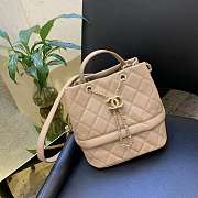 Forubags Chanel beige Caviar calfskin bucket bag - 1