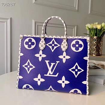 FORUABGS LOUIS VUITTON ONTHEGO BLUE